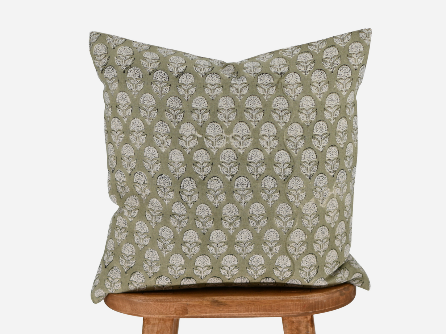 Peregrine Block Print Pillow Cover