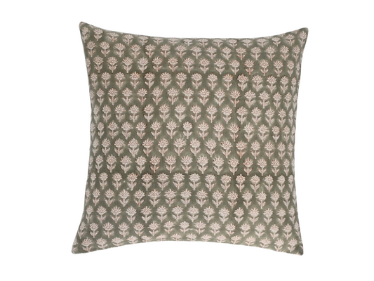 Sophia Block Print Pillow Cover