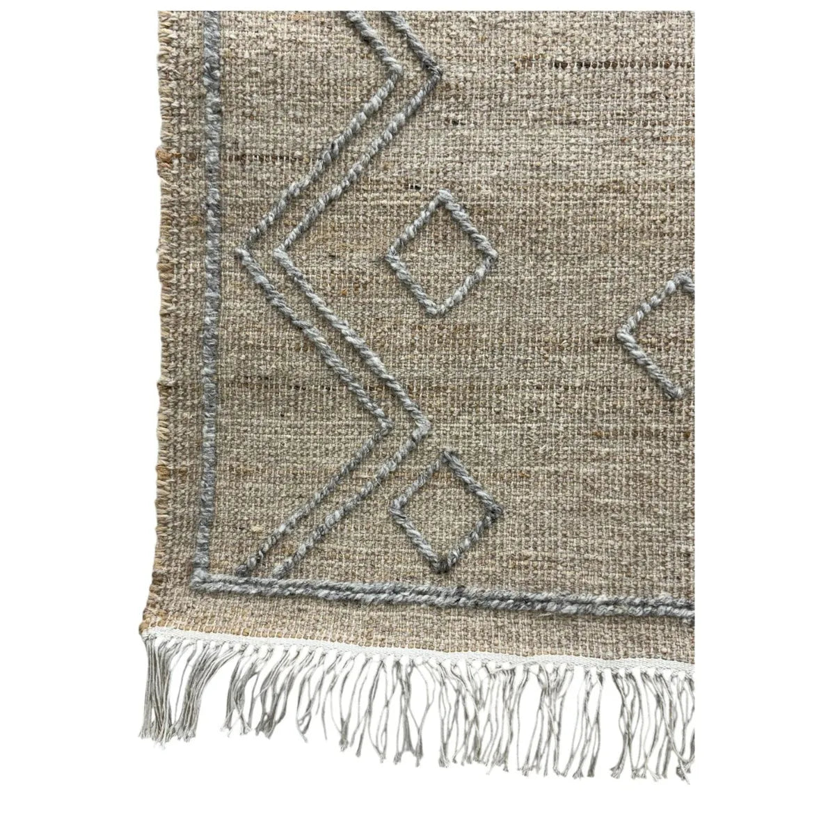 Shop Geometric Flatweave Jute and Cotton Rug Online