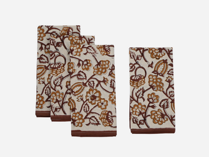 Elin Block Print Cloth Napkins