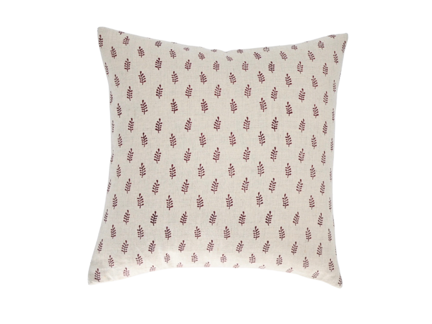 Audrey Block Print Pillow Cover