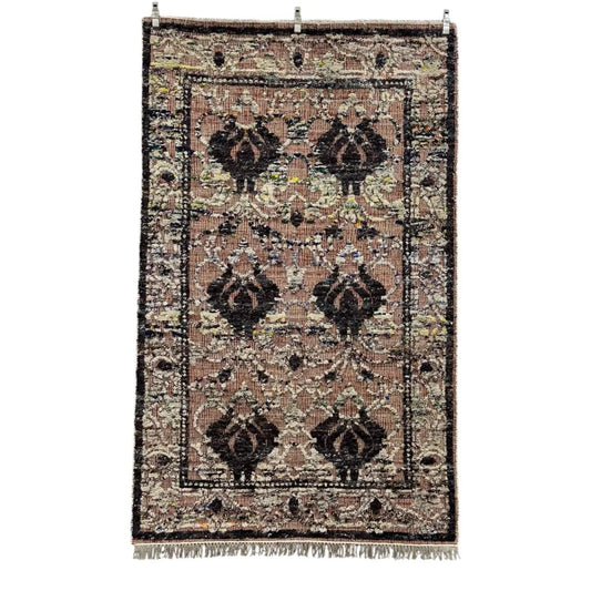 Tribal Motif Jute Blend Rug - Maple Village Lane