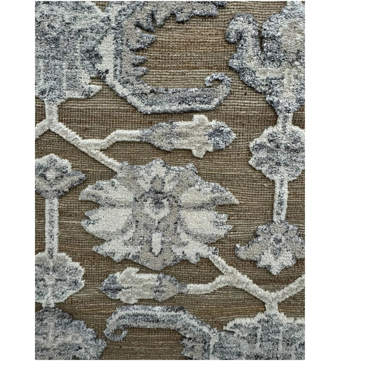 Hestia Floral Medallion Jute Blend Rug