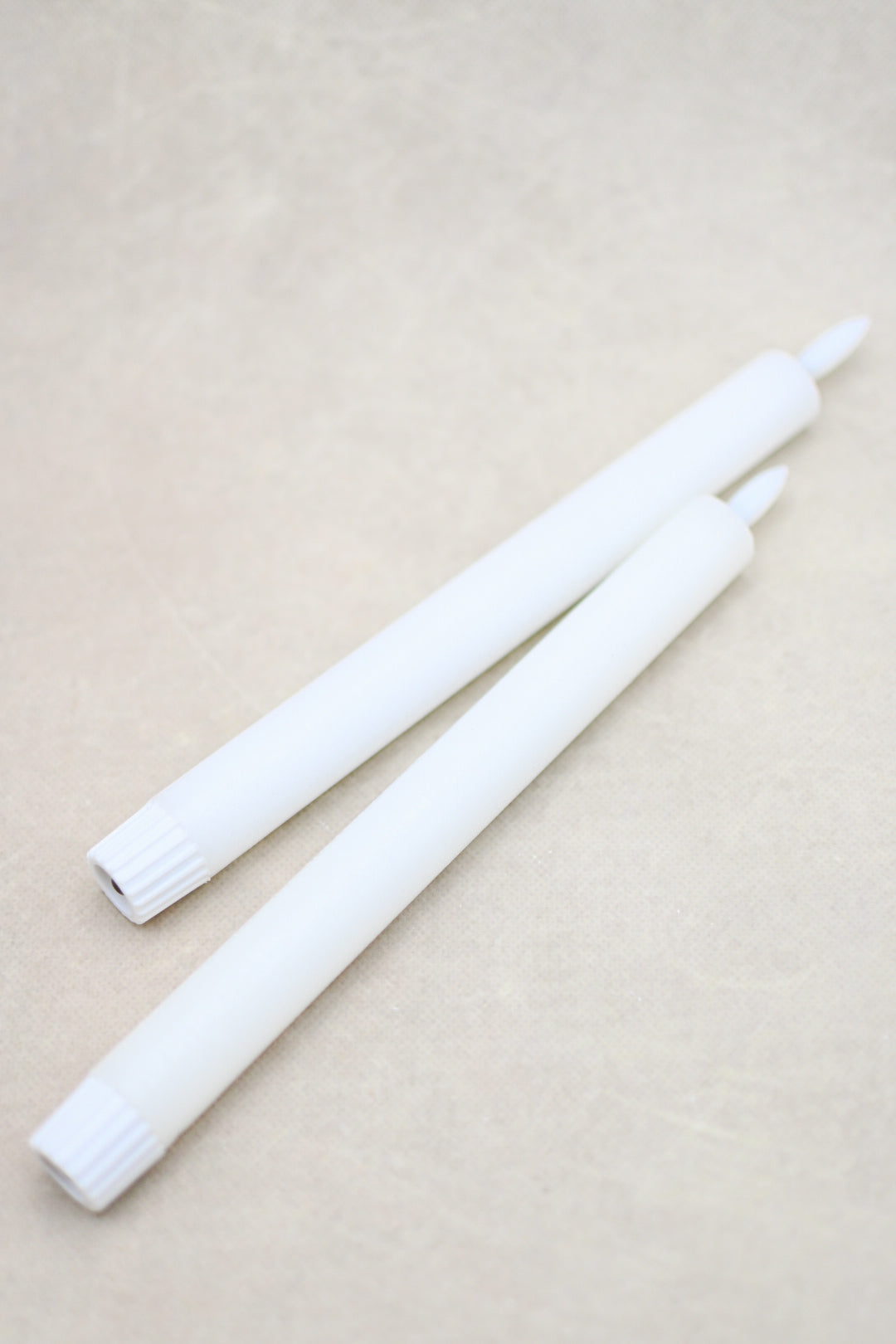 White LED Taper Set of 2