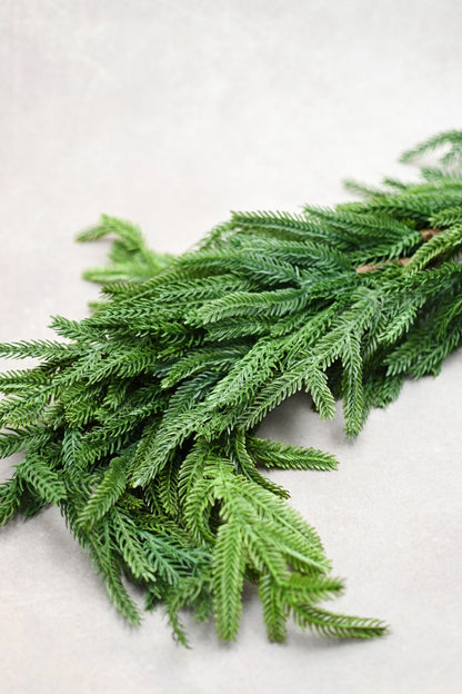 Real Touch Norfolk Pine Garland 71”