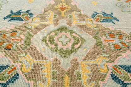 Celestia Hand-Knotted Wool Oushak Rug¬†