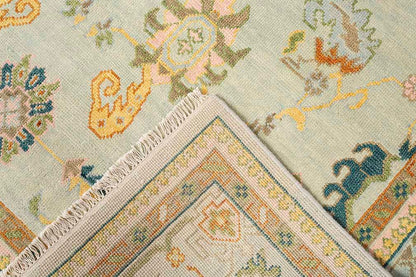 Celestia Hand-Knotted Wool Oushak Rug¬†