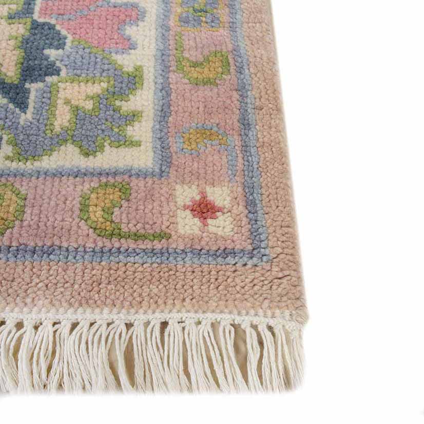 Zinnia Hand-Knotted Wool Oushak Rug