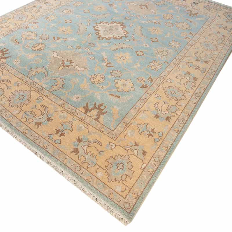Holbrook Hand-Knotted Wool Oushak Rug