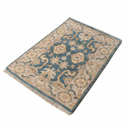 Sandora Hand-Knotted Wool Oushak Rug