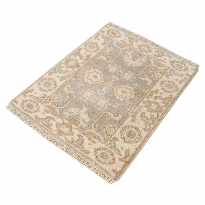 Celandine Hand-Knotted Wool Oushak Rug