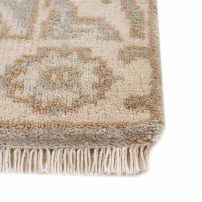 Celandine Hand-Knotted Wool Oushak Rug