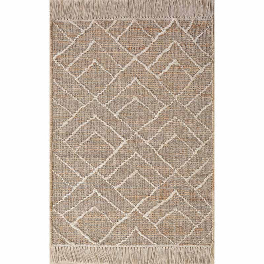 Rowan Hand-Knotted Jute-Blend Rug