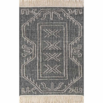 Hollis Hand-Knotted Jute-Blend Rug