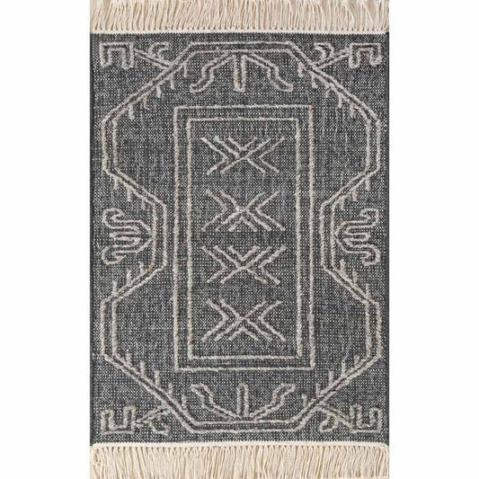 Hollis Hand-Knotted Jute-Blend Rug