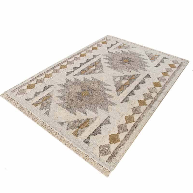 Corlin Flatweave Wool-Blend Rug