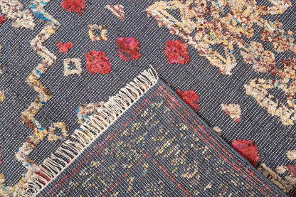 Maeven Handwoven Recycled Silk-Blend Rug