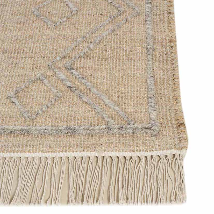 Fenric Hand-Knotted Jute-Blend Rug