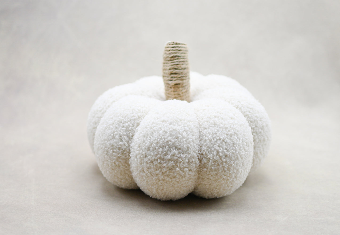 Cream Sherpa Pumpkin