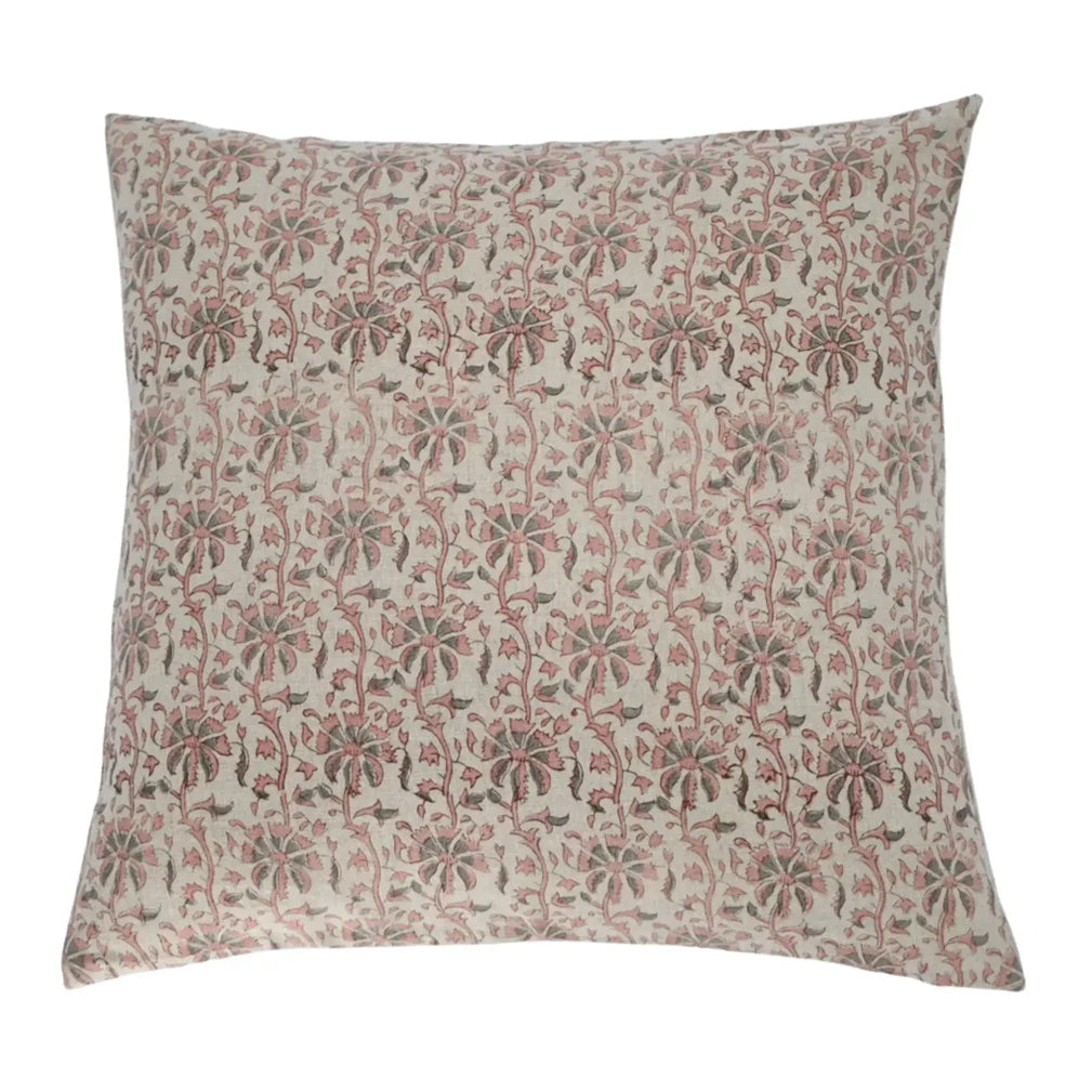 Birdy Block Print Pillow Cover