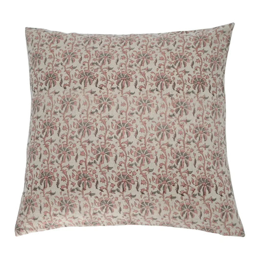 Birdy Block Print Pillow Cover