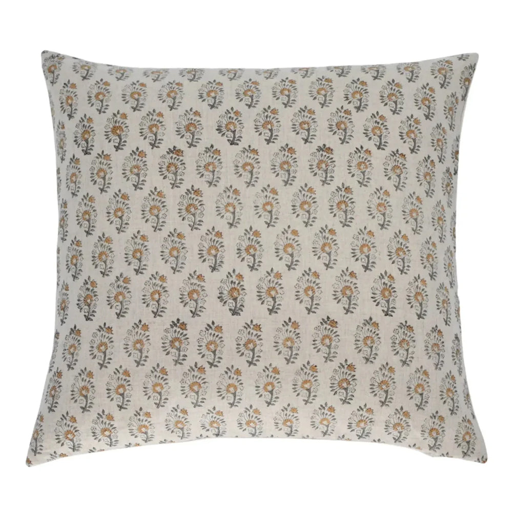 Kit Block Print Pillow Cover