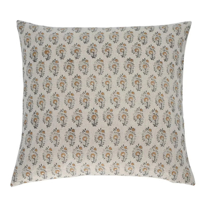 Kit Block Print Pillow Cover