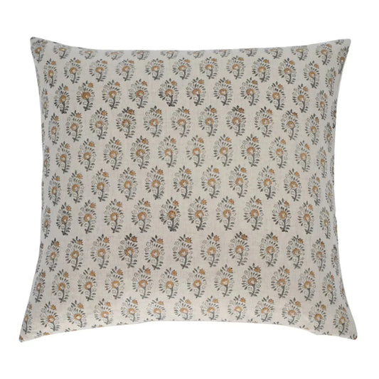 Kit Block Print Pillow Cover