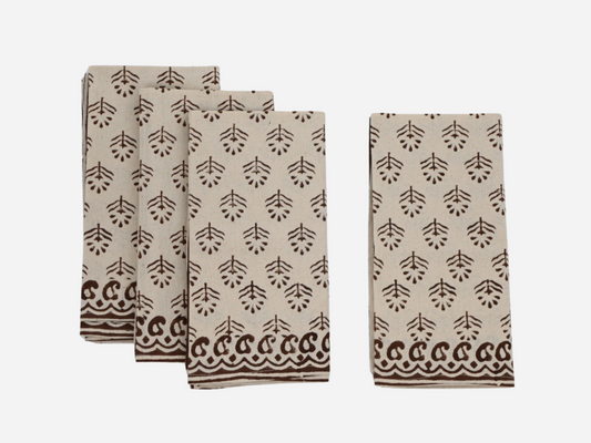 Isameta Block Print Cloth Napkins