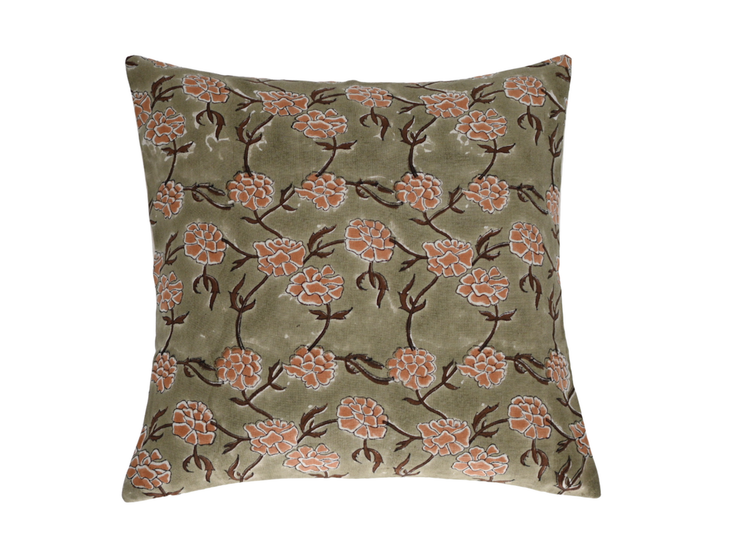 Hazel Block Print Pillow Cover - Maple Village Lane