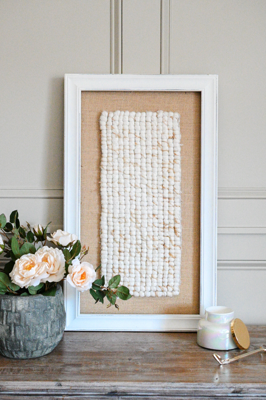 Woven Serenity Textile Wall Art