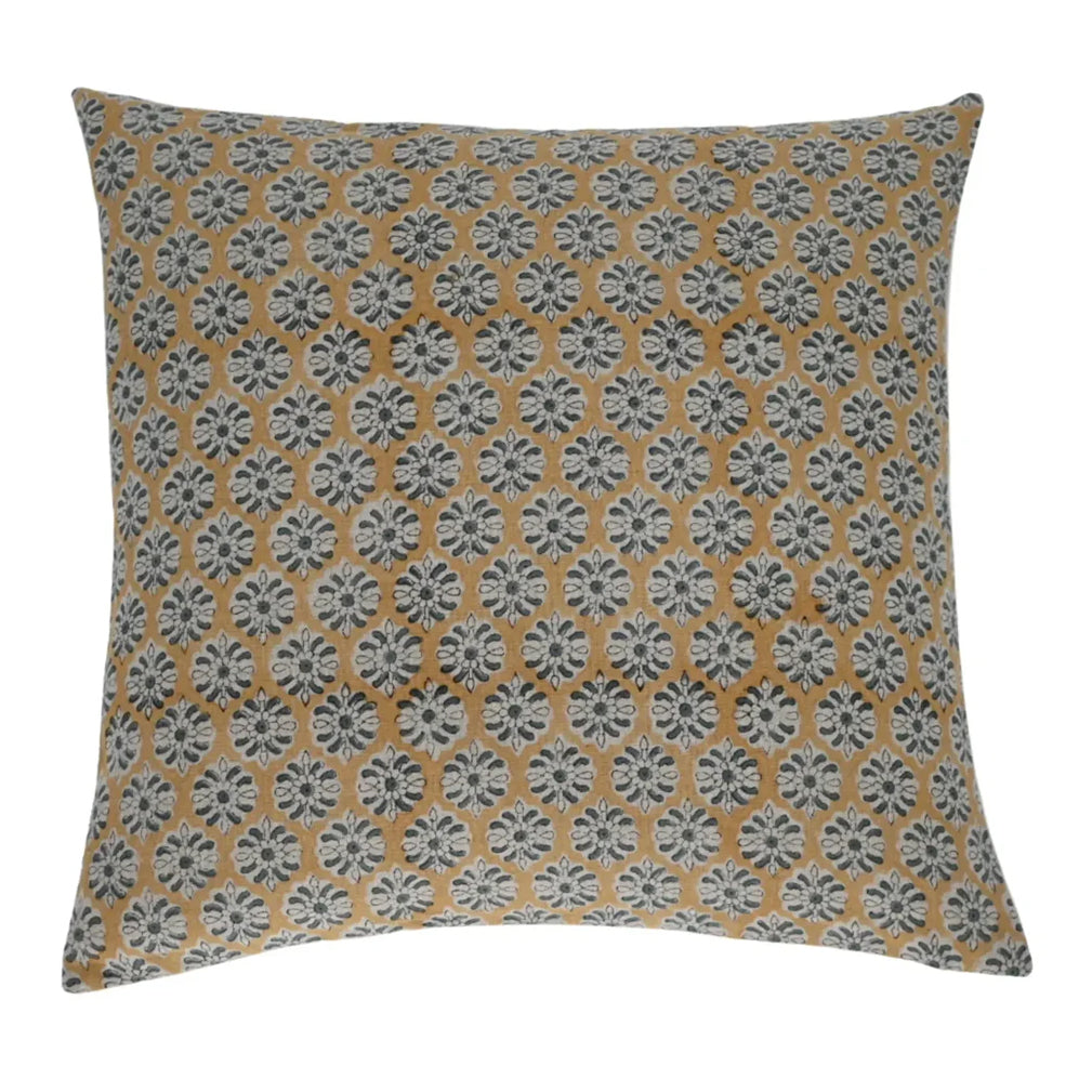 Elia Block Print Pillow Cover