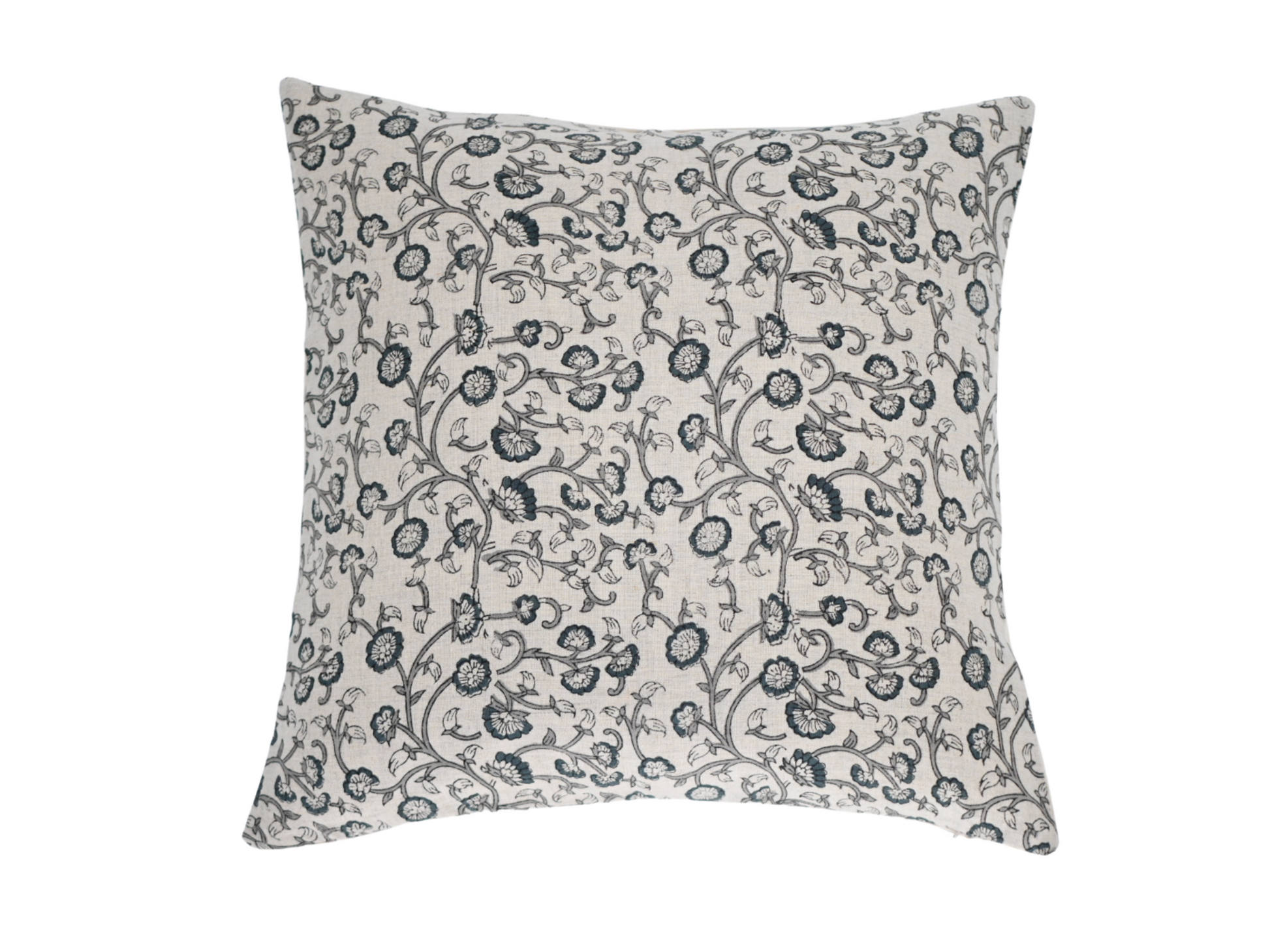 David Block Print Pillow Cover