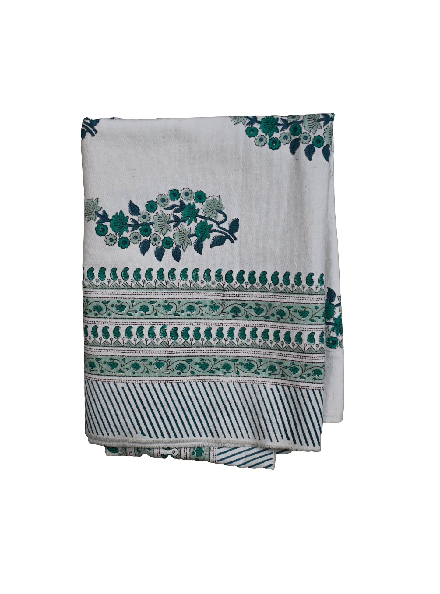 Shop Imogen Floral Block Print Tablecloth Online