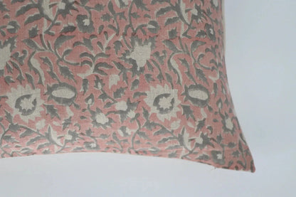 Ellie May Block Print Pillow Cover