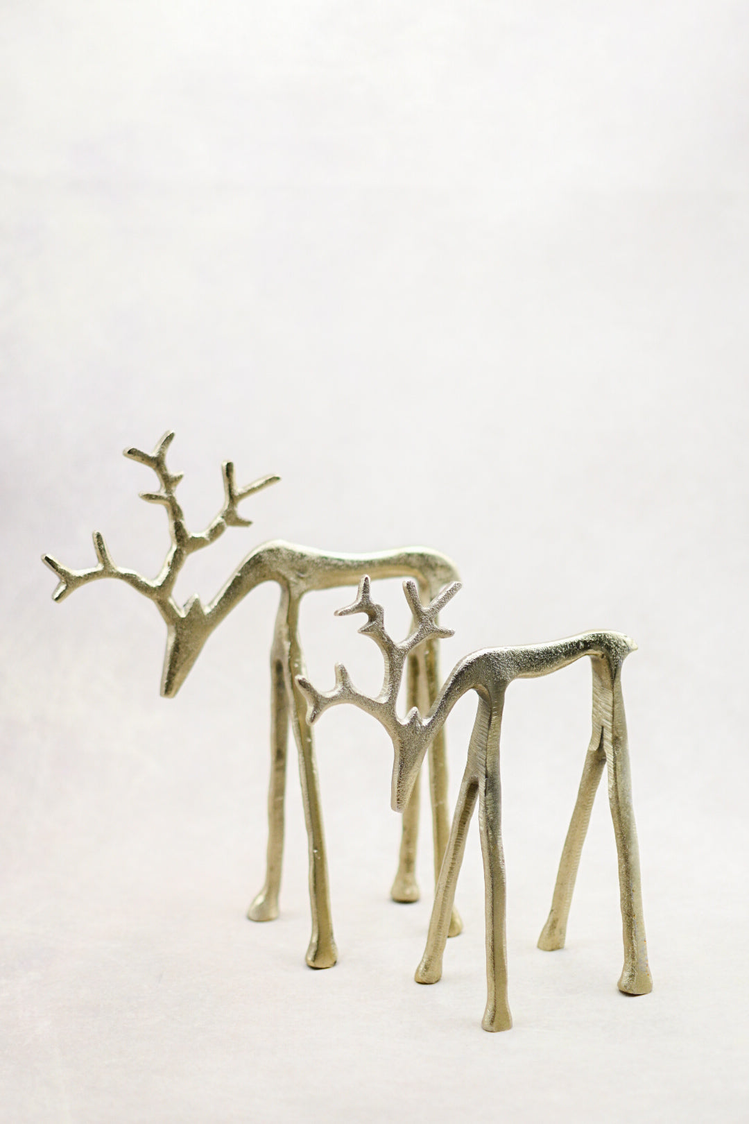 Gold Reindeer, Set of 2