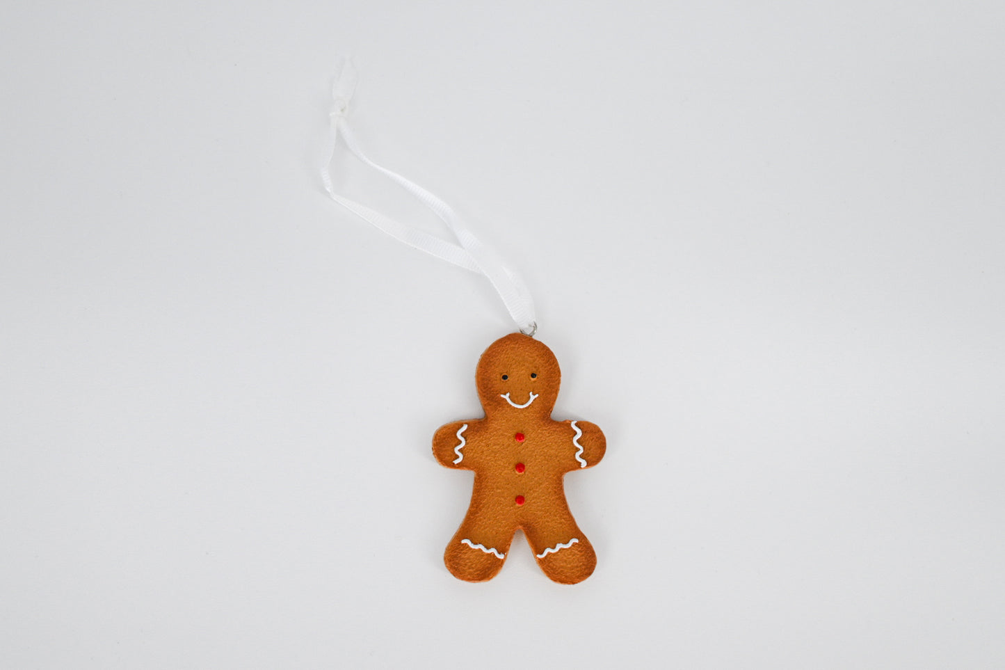 Gingerbread Man Cookie Ornament, Set of 2 - Maple Village Lane