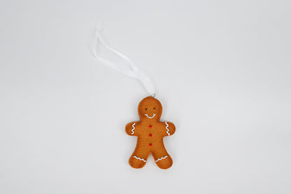 Gingerbread Man Cookie Ornament, Set of 2