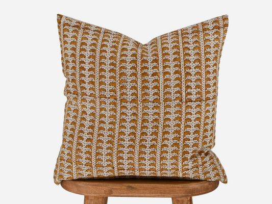 Dixie Block Print Pillow Cover