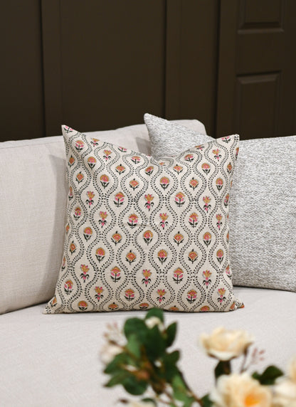 Seraphina Block Print Pillow Cover