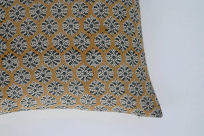 Elia Block Print Pillow Cover