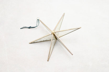 Antique Style Glass Star Ornament