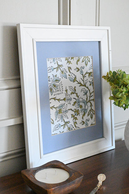 Timeless Botanicals (Blue) Textile Wall Art