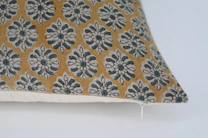 Elia Block Print Pillow Cover