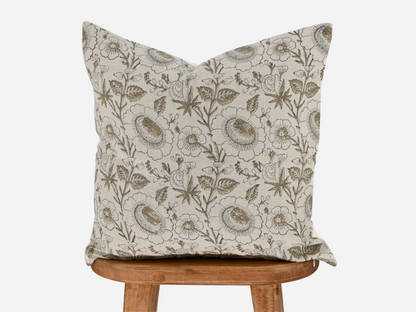 Marlene Block Print Pillow Cover