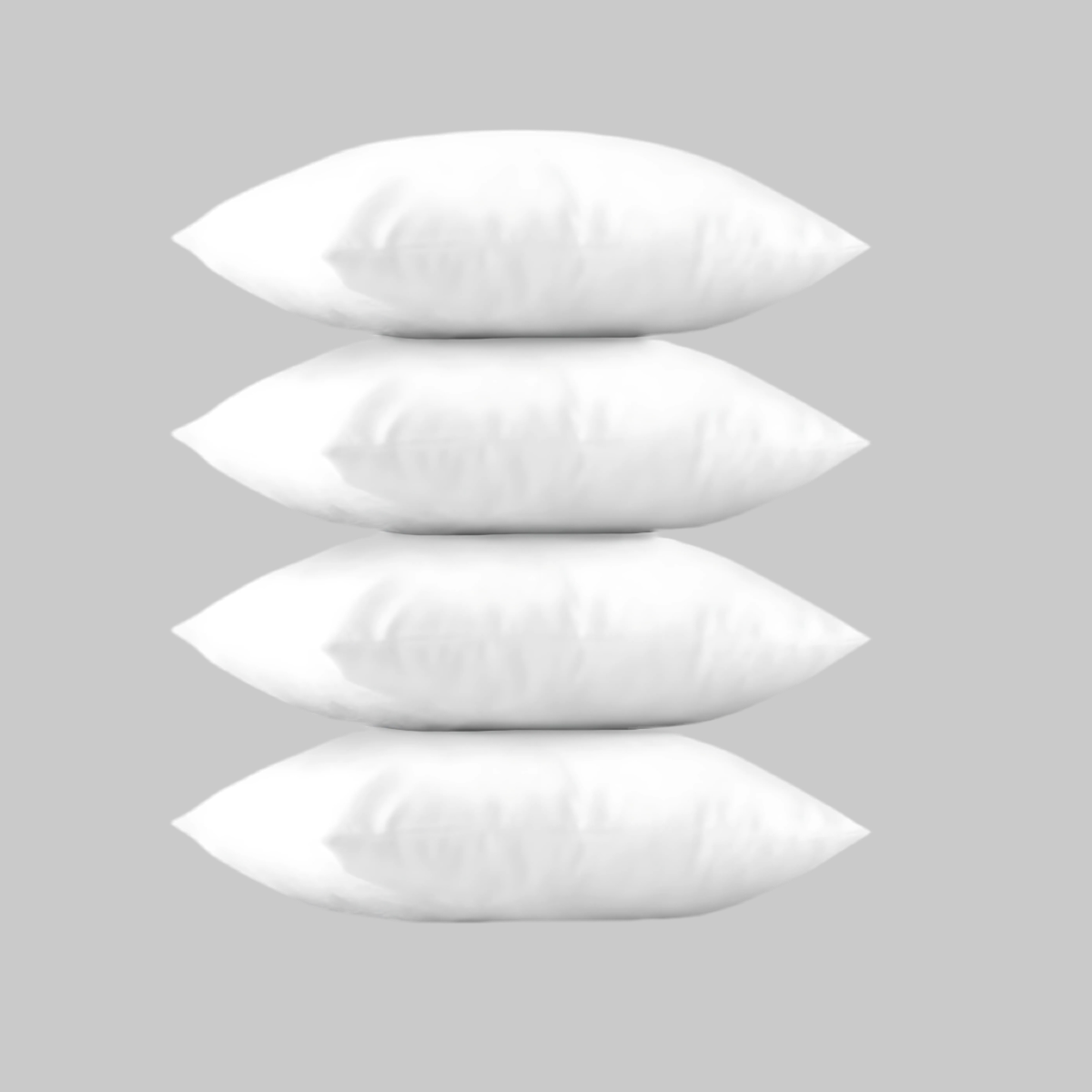 High-quality fiber-filled pillow insert, providing soft yet firm support for couch, bed, or chair pillows. Ideal for adding fullness to any pillow cover.