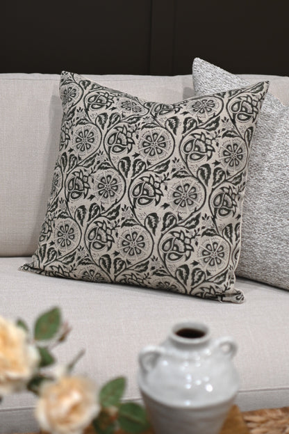 Arden Block Print Pillow Cover