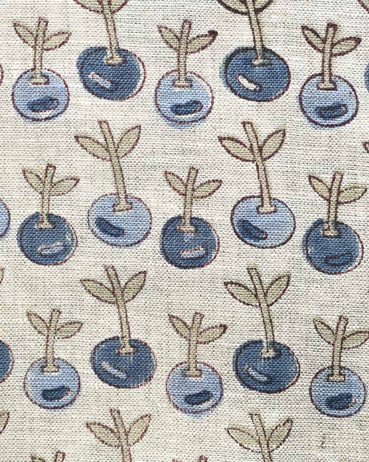 Arthur Hand Block Printed Linen Fabric
