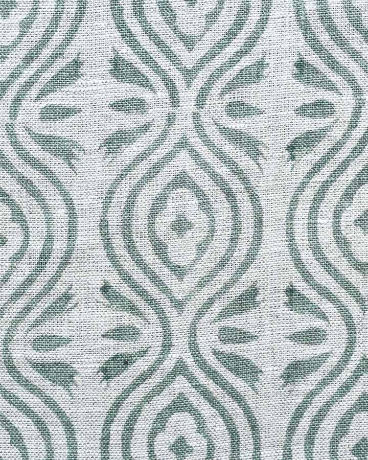 George Hand Block Printed Linen Fabric