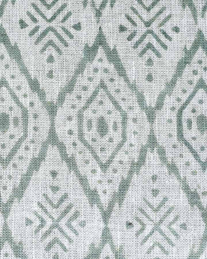 Alex Hand Block Printed Linen Fabric